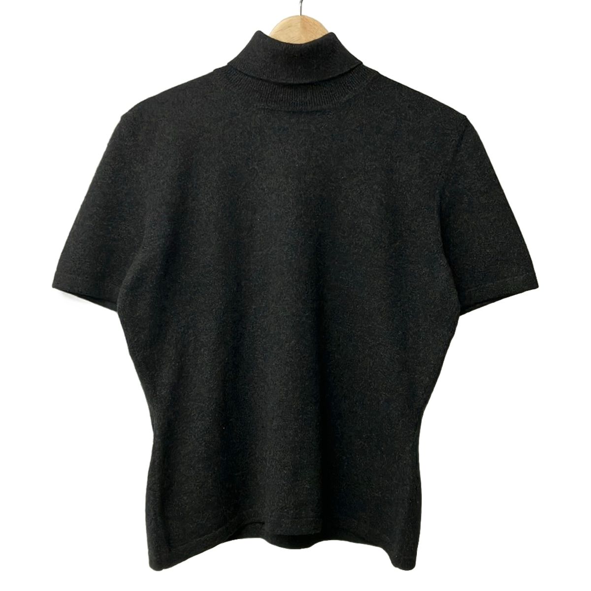 Cruciani(クルチアーニ) 半袖セーター サイズ42 L レディース美品 - 黒 タートルネック