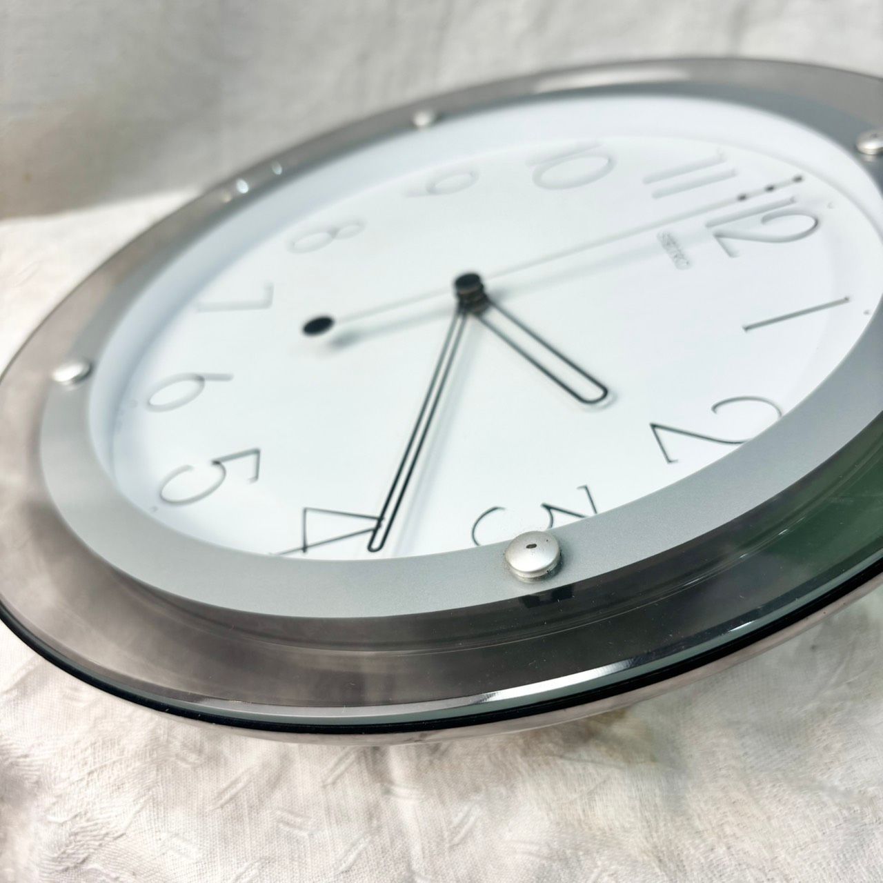 495 1990s SEIKO 稼働品 ポストモダン ヴィンテージ ウォールクロック