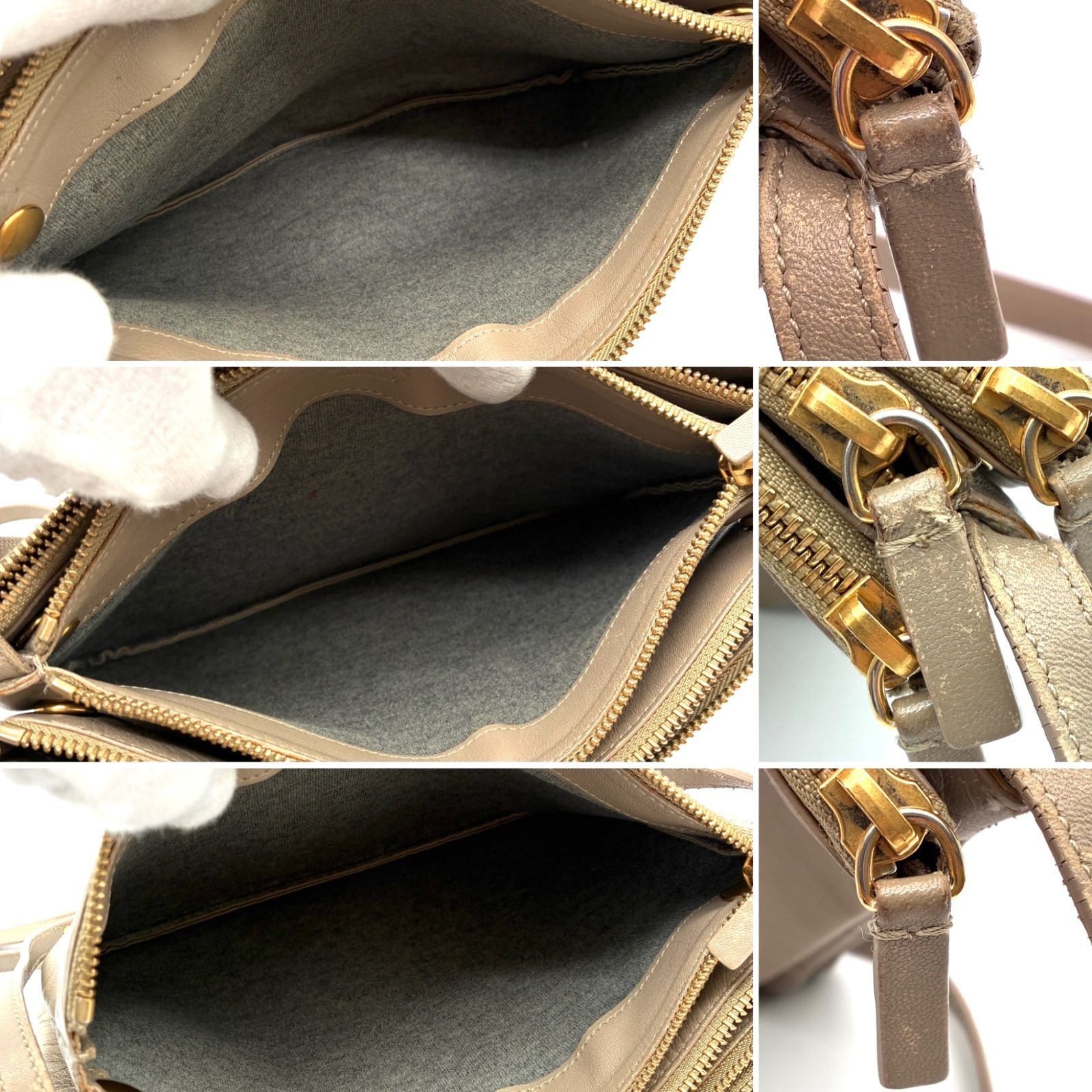 CELINE セリーヌ トリオ スモール ショルダーバッグ ポシェット 