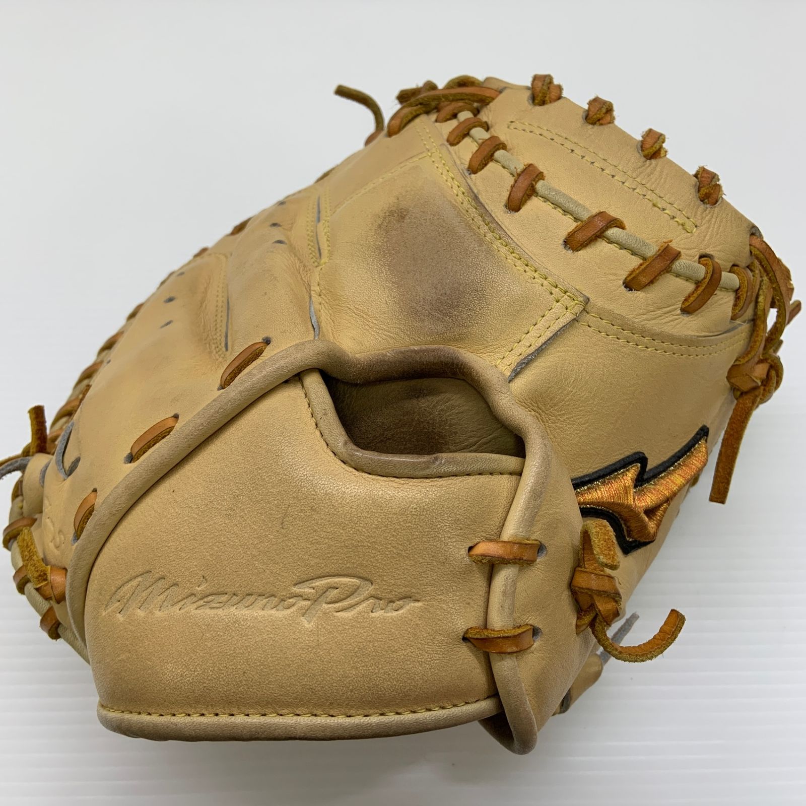 ミズノ MIZUNO ミズノプロ mizunopro 1AJCH30020 SAKEBI 硬式 大人 一般 キャッチャーミット 捕手 グローブ グラブ 右投げ 中古品 野球 8780