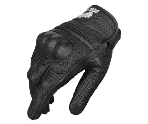 【新品】Kaedear(カエディア) バイク用グローブ バイク グローブ 夏 本革 ゴートスキン パンチングレザー バイク用 手袋 フォアグラさん監修 バイクが上手くなるグローブ KDR-RC-GL2S (ブラック, S) 012fa909