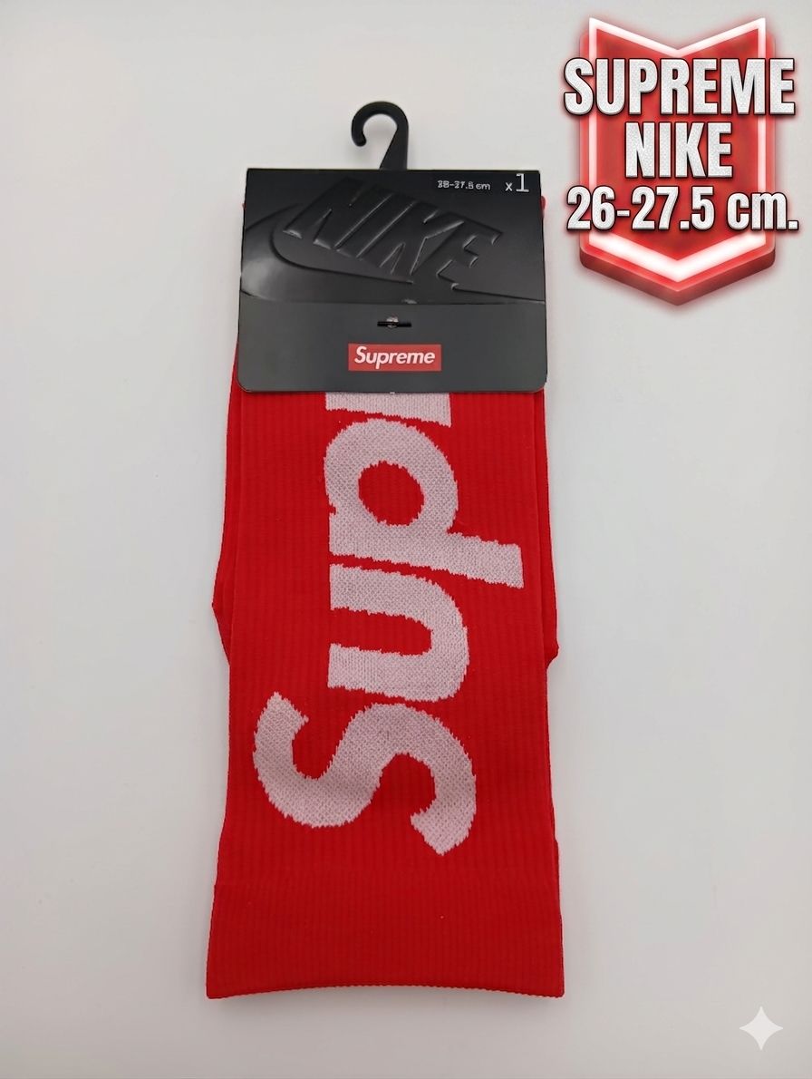 新品】Supreme Nike Lightweight Crew Socks 赤 26-27.5cm - メルカリ