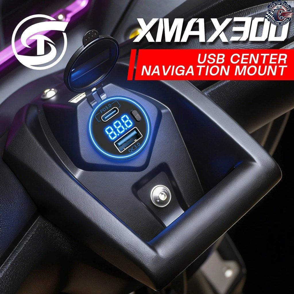 ヤマハ XMAX300 センターナビゲーションブラケット オートバイ改造アクセサリー