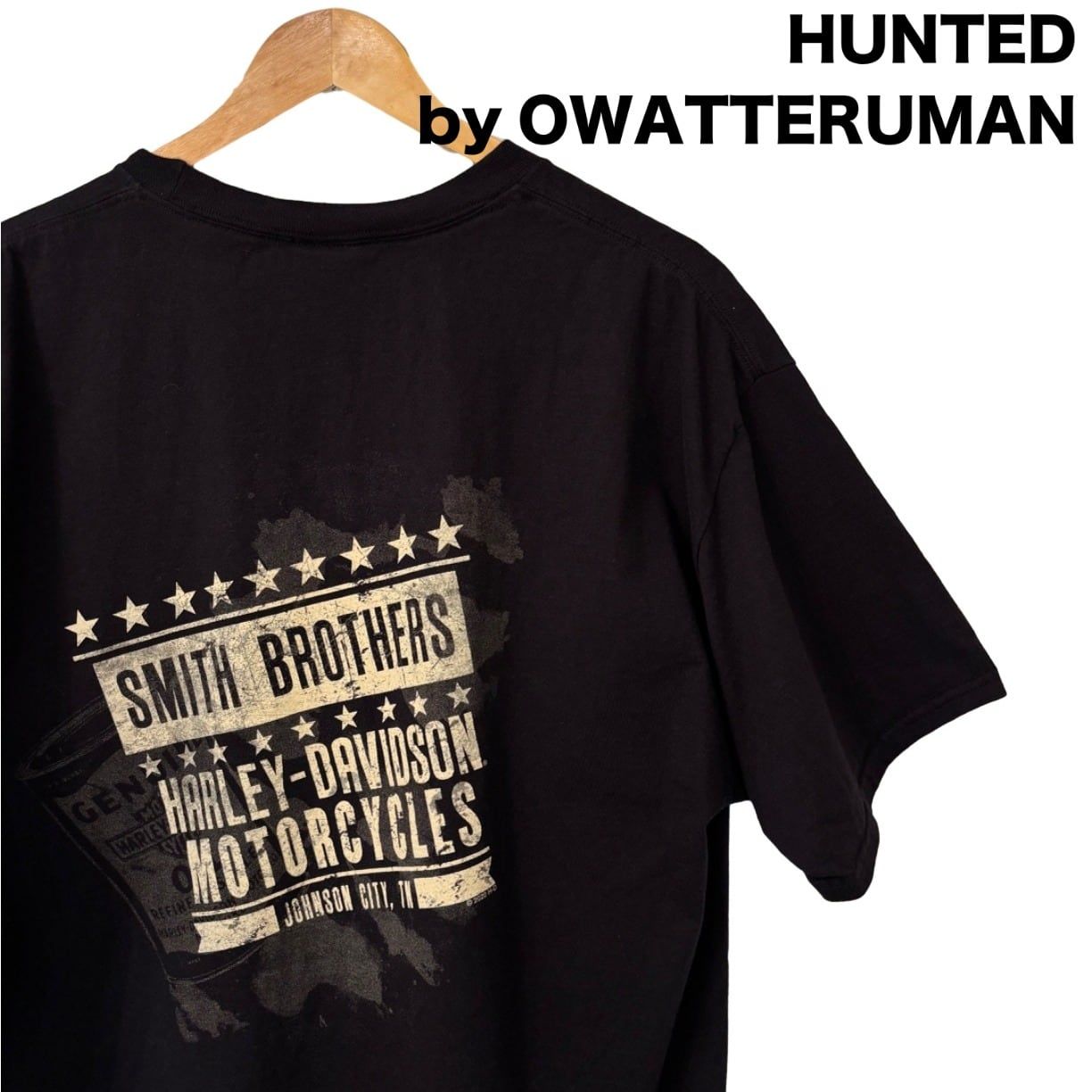 古着 【00s Harley-Davidson】ポケット付き 両面プリントTシャツ（XL 