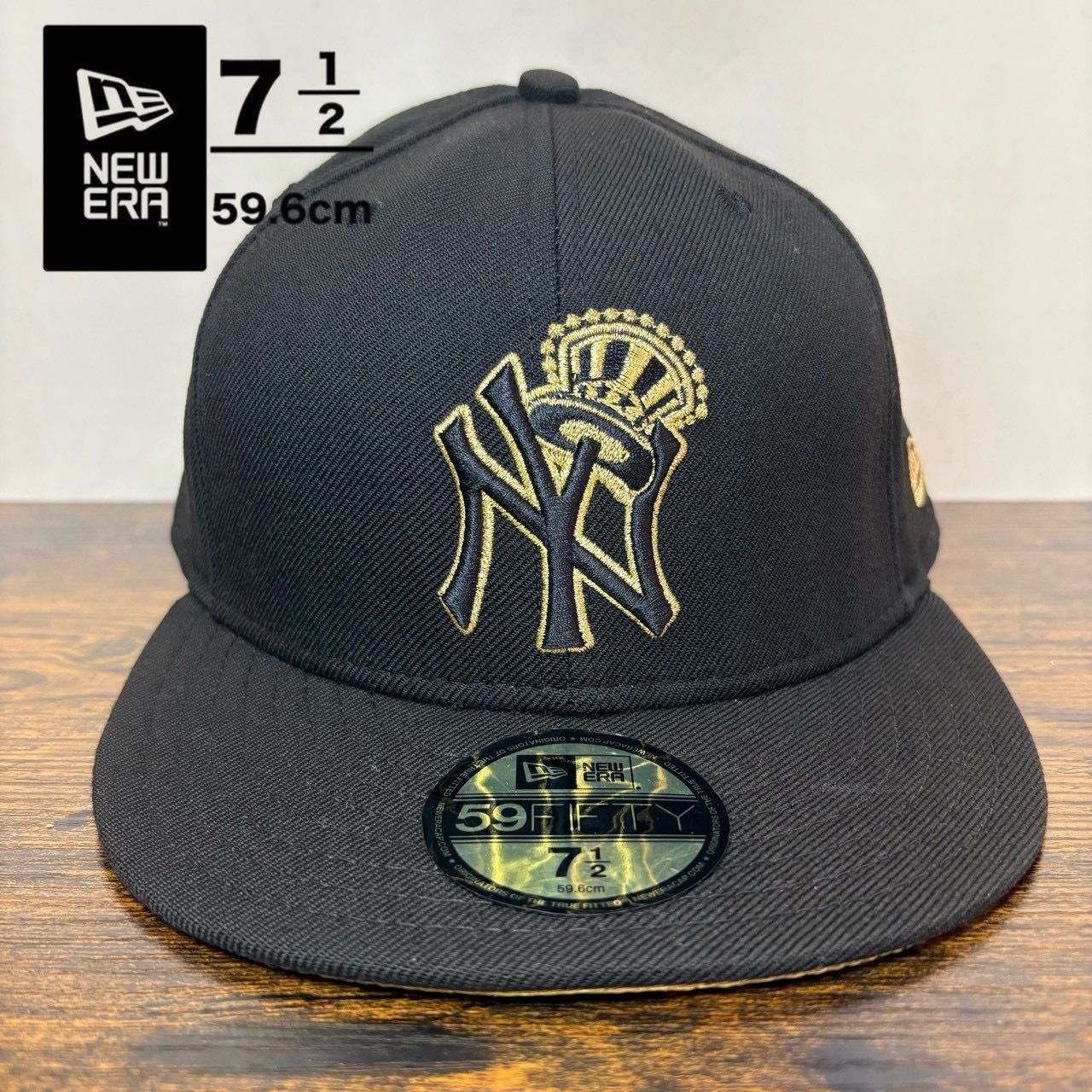 S82 ニューエラ 59fifty ヤンキース usa製 ヴィンテージ 1800