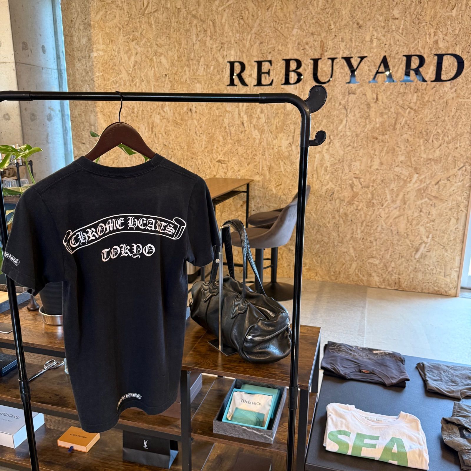 CHROME HEARTS 【TOKYO限定 】ポケットTシャツ ブラック 半袖 オールド 