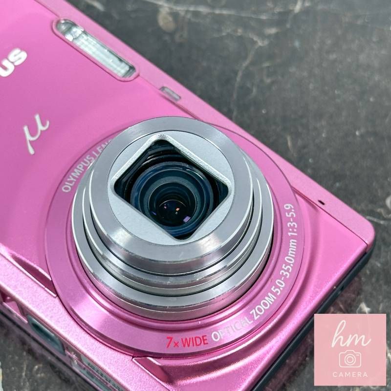 OLYMPUS μ-7050 ピンク 1400万画素 光学7倍ズーム 広角28mm HD動画 