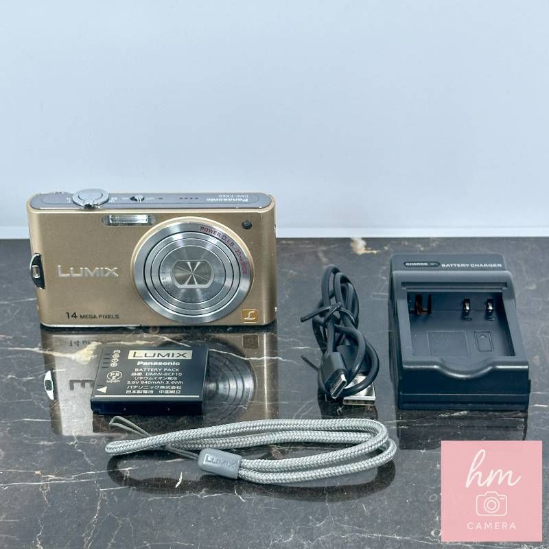 Panasonic LUMIX DMC-FX66 ゴールド 1410万画素 光学5倍ズーム 広角