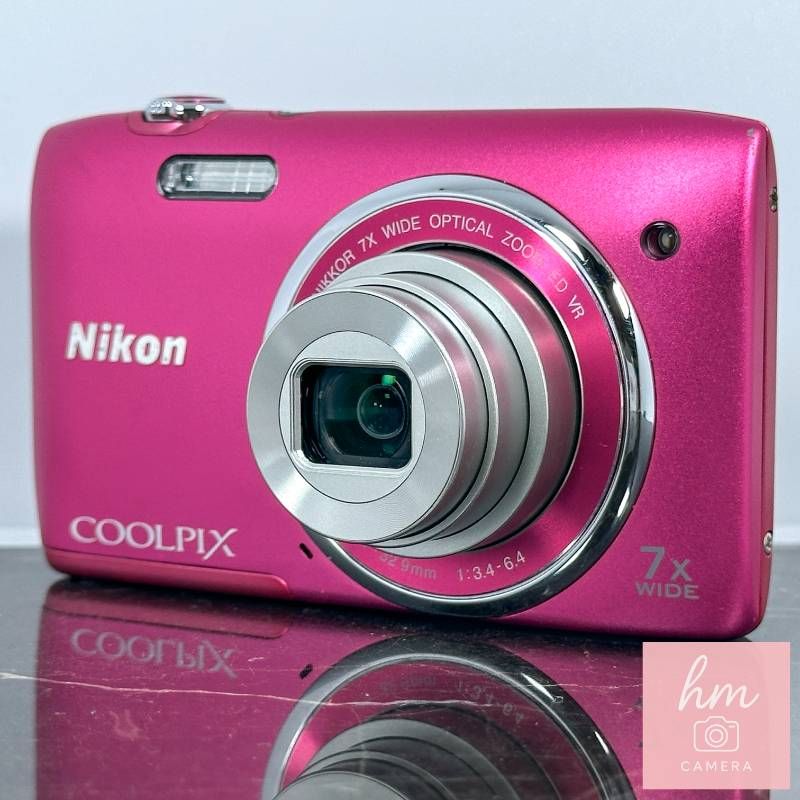 Nikon COOLPIX S3500 ピンク 2005万画素 光学7倍ズーム 広角26mm ニッコールレンズ ベストフェイスモード コンパクトデジタルカメラ ニコン クールピクス
