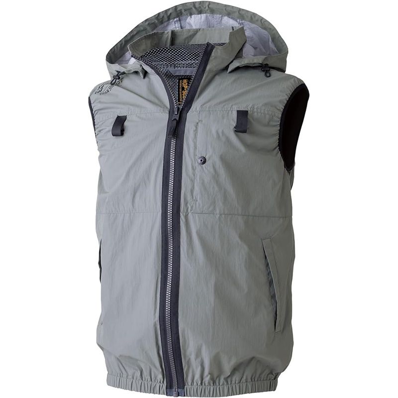 メーカー正規品 新品 YAMASHIN 山真製鋸 アイスマンハイバックウェア ベスト フルセット 空調服 熱中症対策 グレー 3L