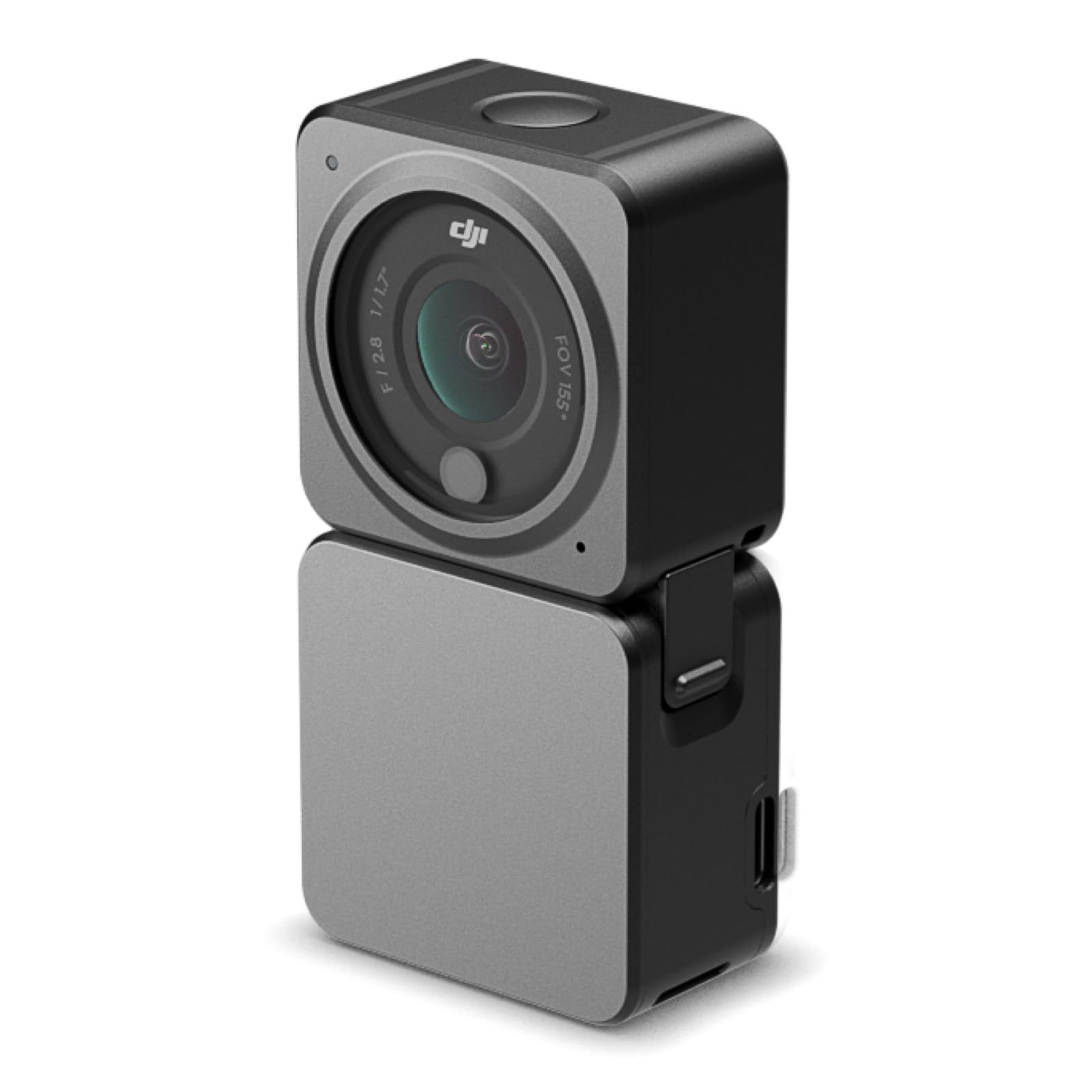 DJI Action 2 Powerコンボ（32GB） 4Kアクションカメラ 駆動時間延長 電源モジュール 超広角155°FOV ジンバル 磁気で装着 手ブレ補正 防水カメラ 耐衝撃性 防塵性 8倍ス [保証追加なし] [パワーコンボ] [1)標準付属品のみ]