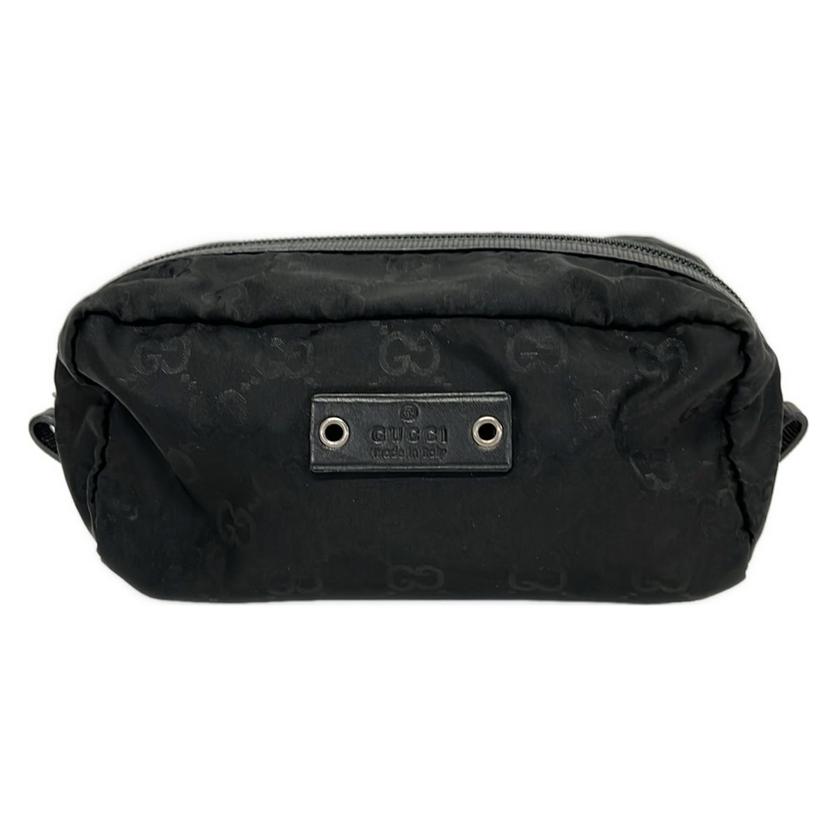 GUCCI(グッチ) ポーチ GG柄 224090 黒 レザー