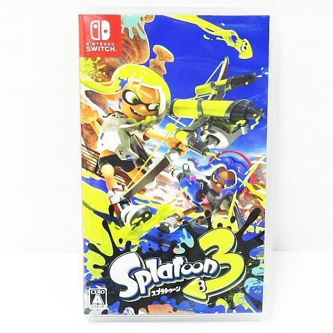Nintendo Switch Splatoon 3 スプラトゥーン ソフト ケース付き Z0051