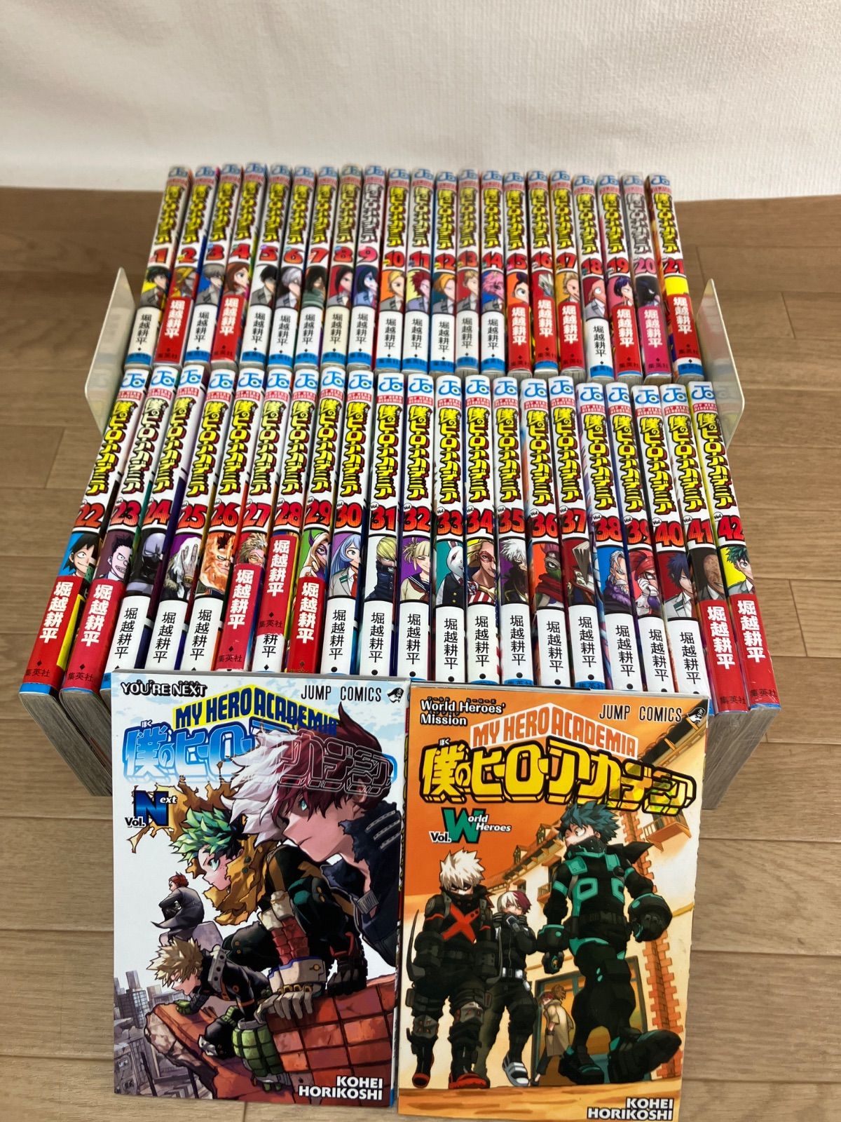 ☆②【未開封あり】 僕のヒーローアカデミア 1～42巻 全巻＋関連本2冊