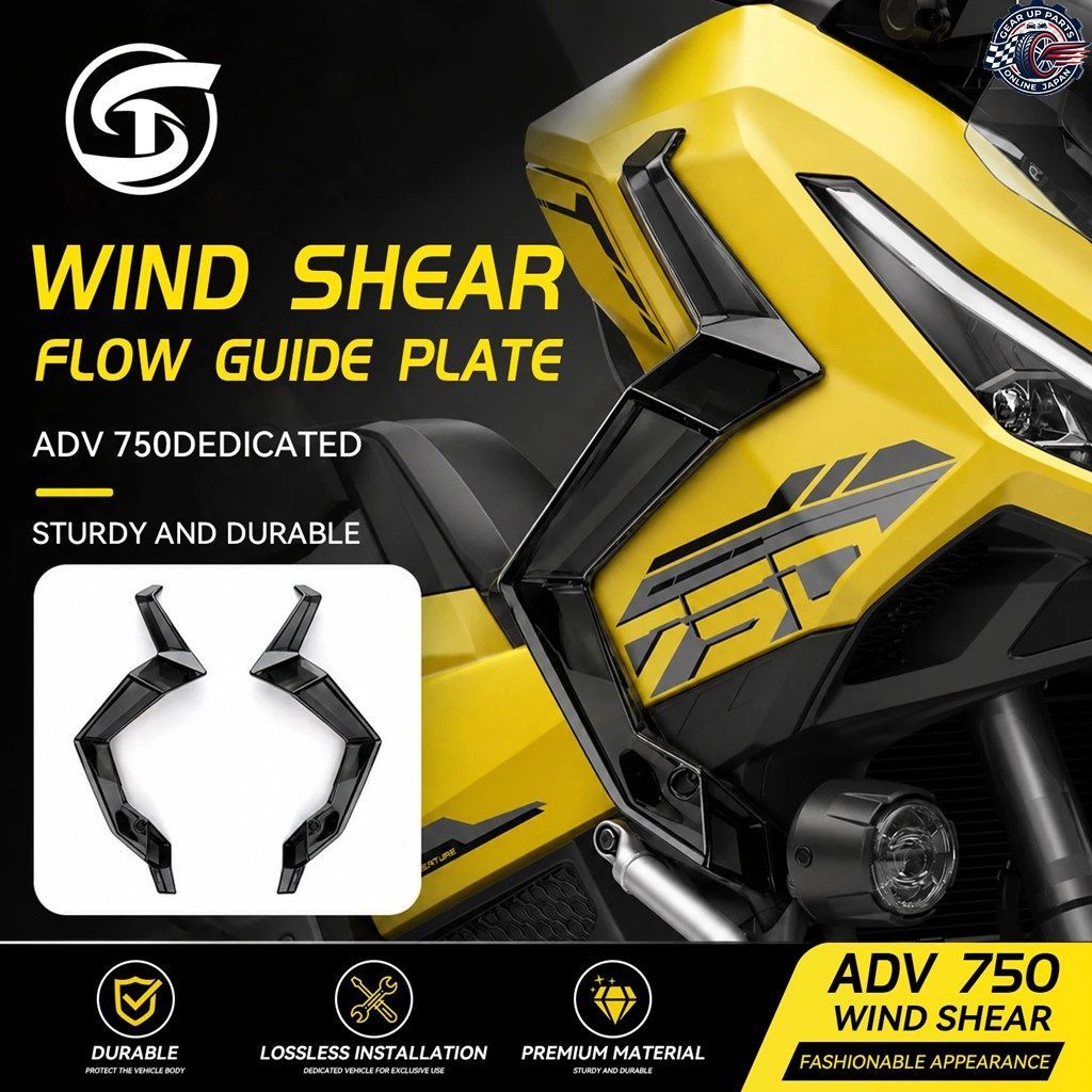 X-ADV 750 モーターサイクル固定式ウィンドウイングレッグシールドサイド ホンダ XADV750 2021-22 2023 2024 デフレクターフェアリング保護
