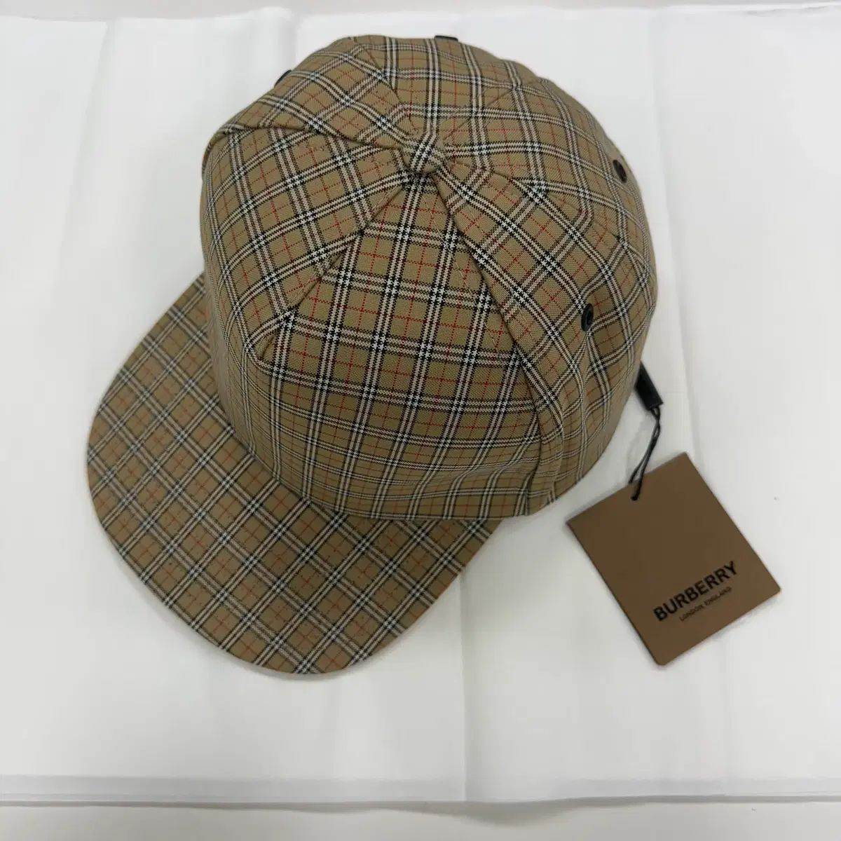 S/L 新商品 (未使用) BURBERRY バーバリー ヴィンテージ チェック ボールキャップ