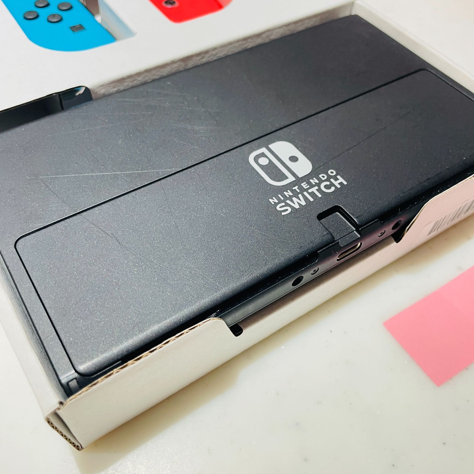限定500円クーポン有】Switch 有機ELモデル ネオン 2023年製 液晶美品