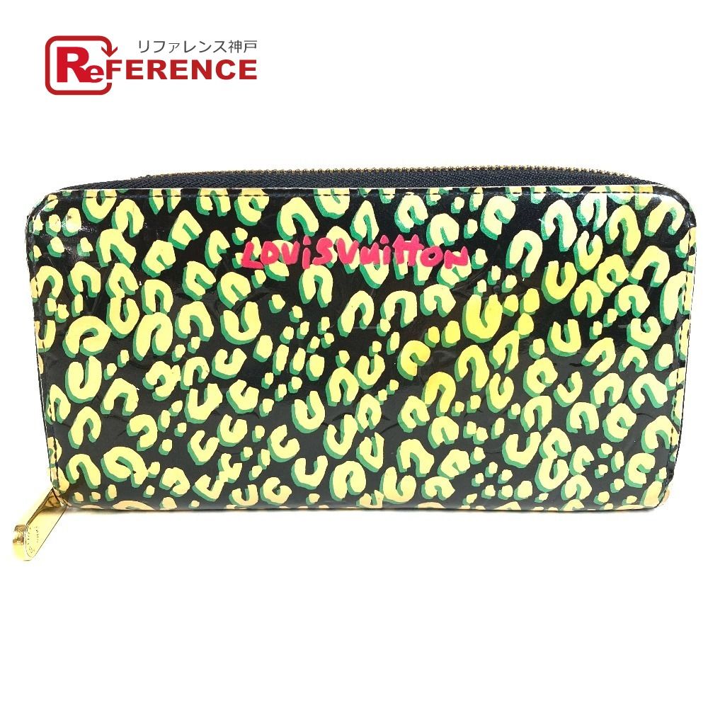LOUIS VUITTON ルイヴィトン 長財布 ジッピーウォレット M91475 パテントレザー ブラック