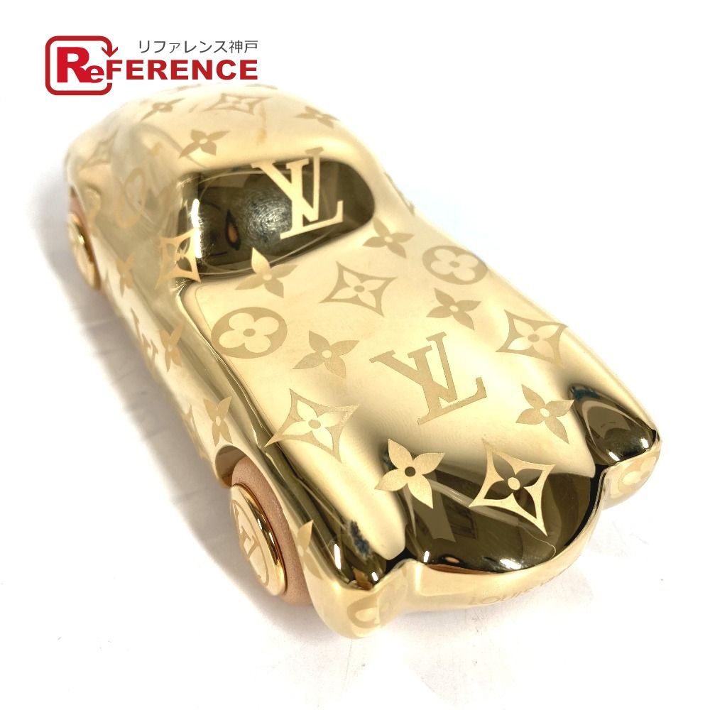LOUIS VUITTON ルイヴィトン オブジェ VOGUEZ VOLEZ VOYAGEZ ペーパーウェイト R97981 真鍮 ゴールド