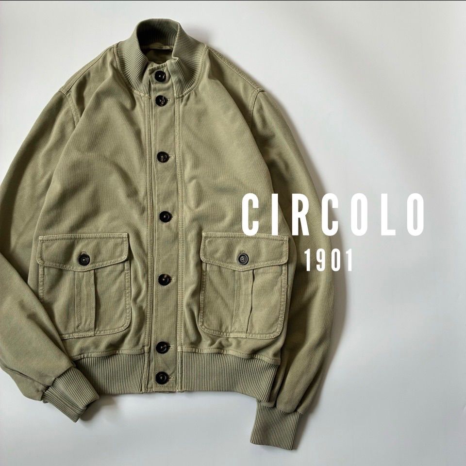CIRCOLO1901 / コットン　ヴァルスター型　ドライビングブルゾン