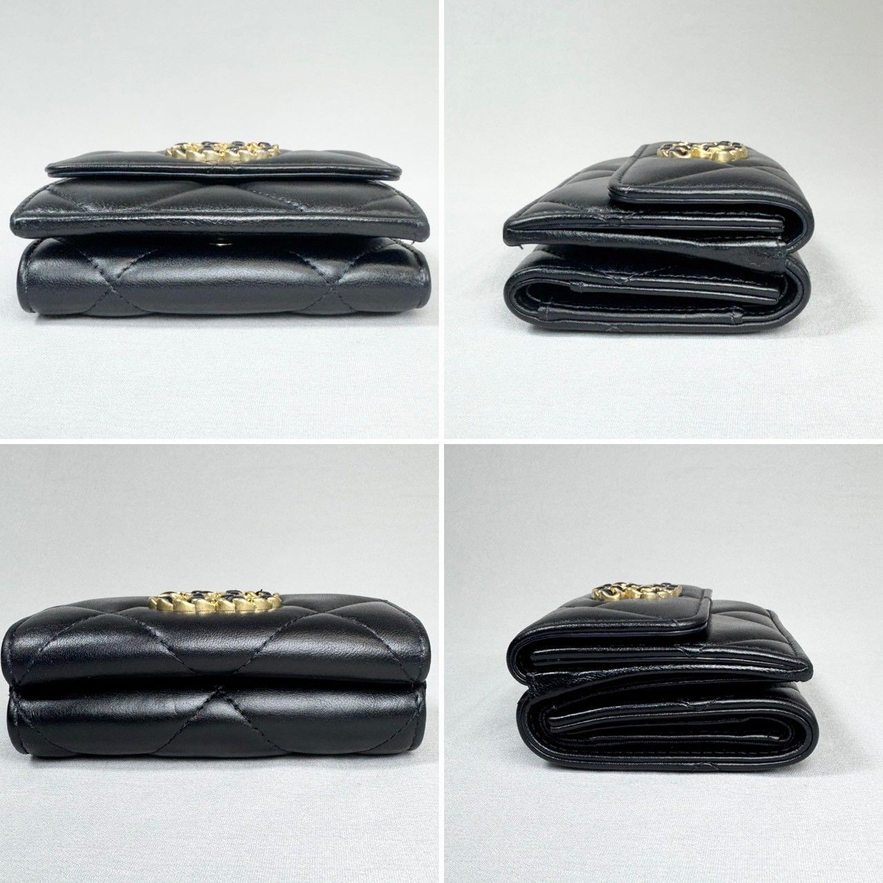 【美品】シャネル s✰store様 ディズヌフ19 シリアル・箱付 三つ折り財布 小物