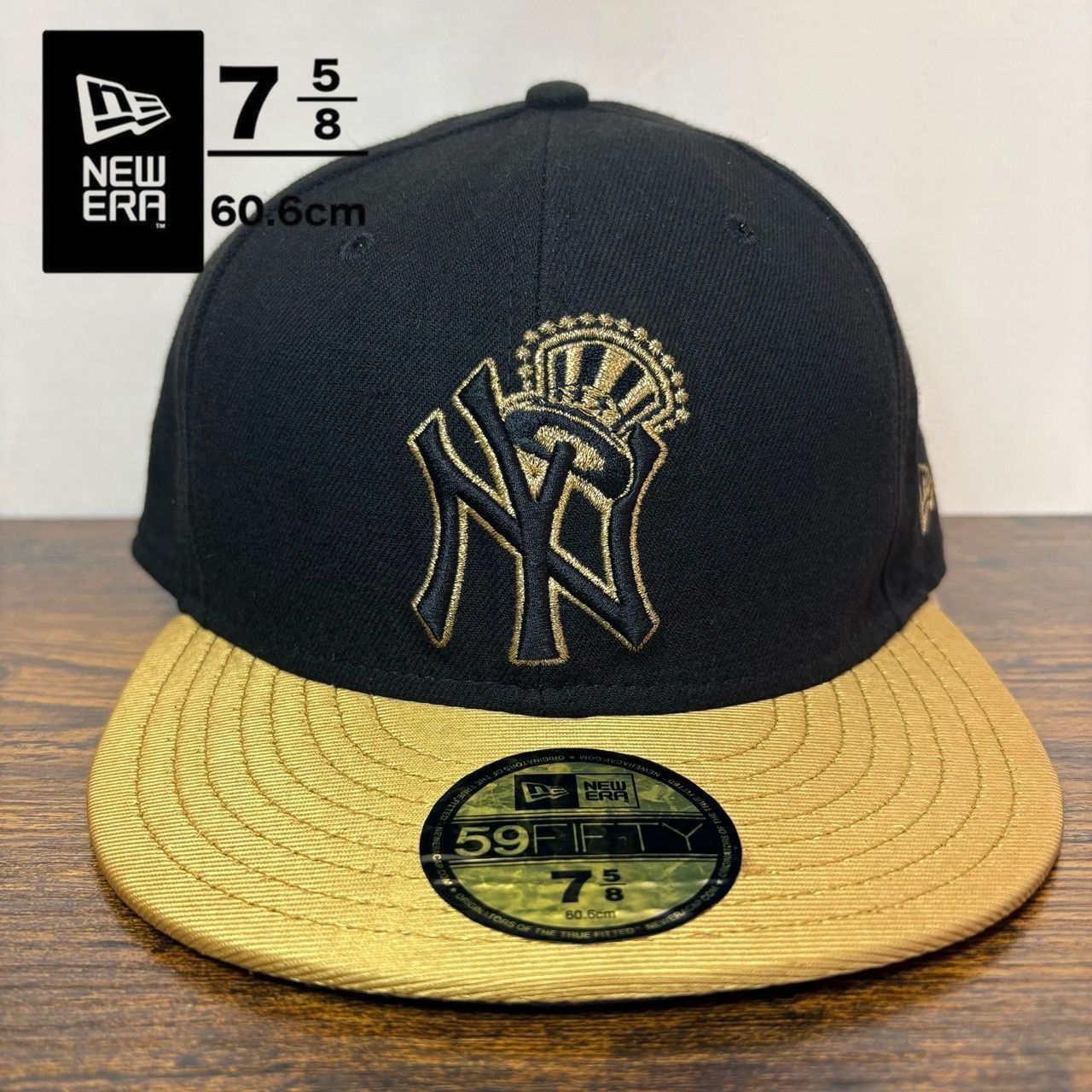 S83 ニューエラ 59fifty ヤンキース usa製 ヴィンテージ 1800