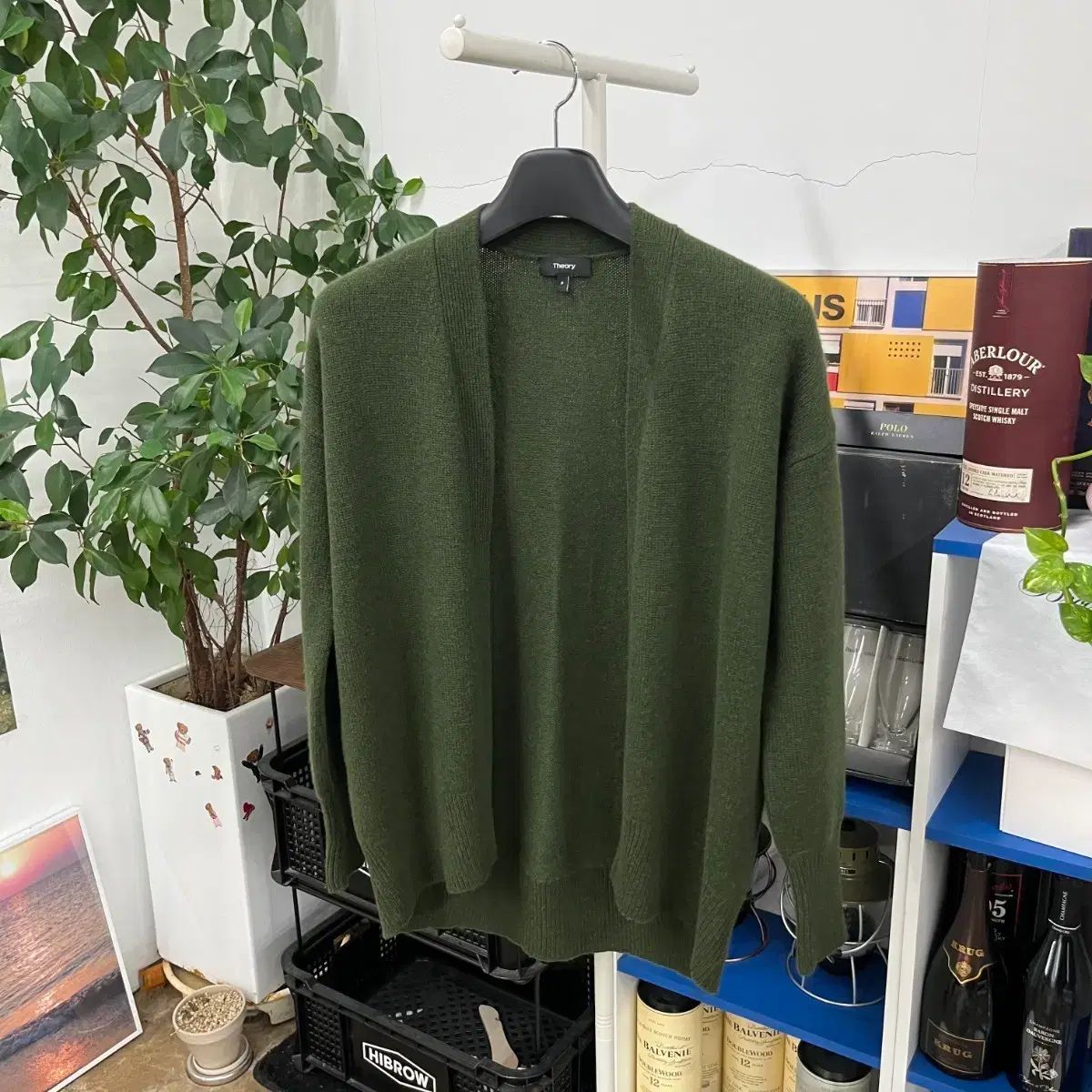 セオリー ウィメンズ カシミア100% カーディガン P