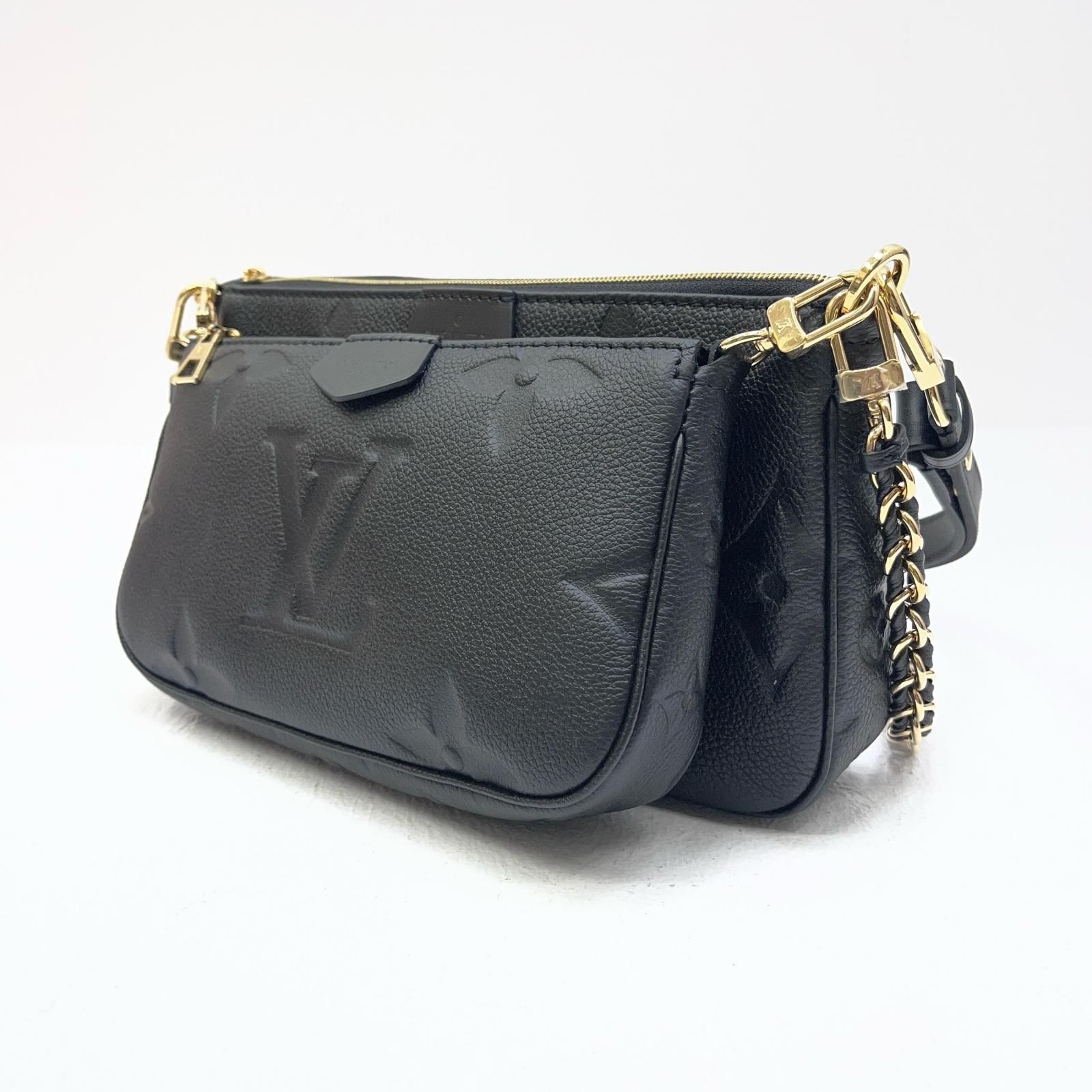 【加古川店】 中古 LOUIS VUITTON | ルイ・ヴィトン ショルダーバッグ ミュルティ・ポシェット・アクセソワール M80399 モノグラム アンプラント 【122】