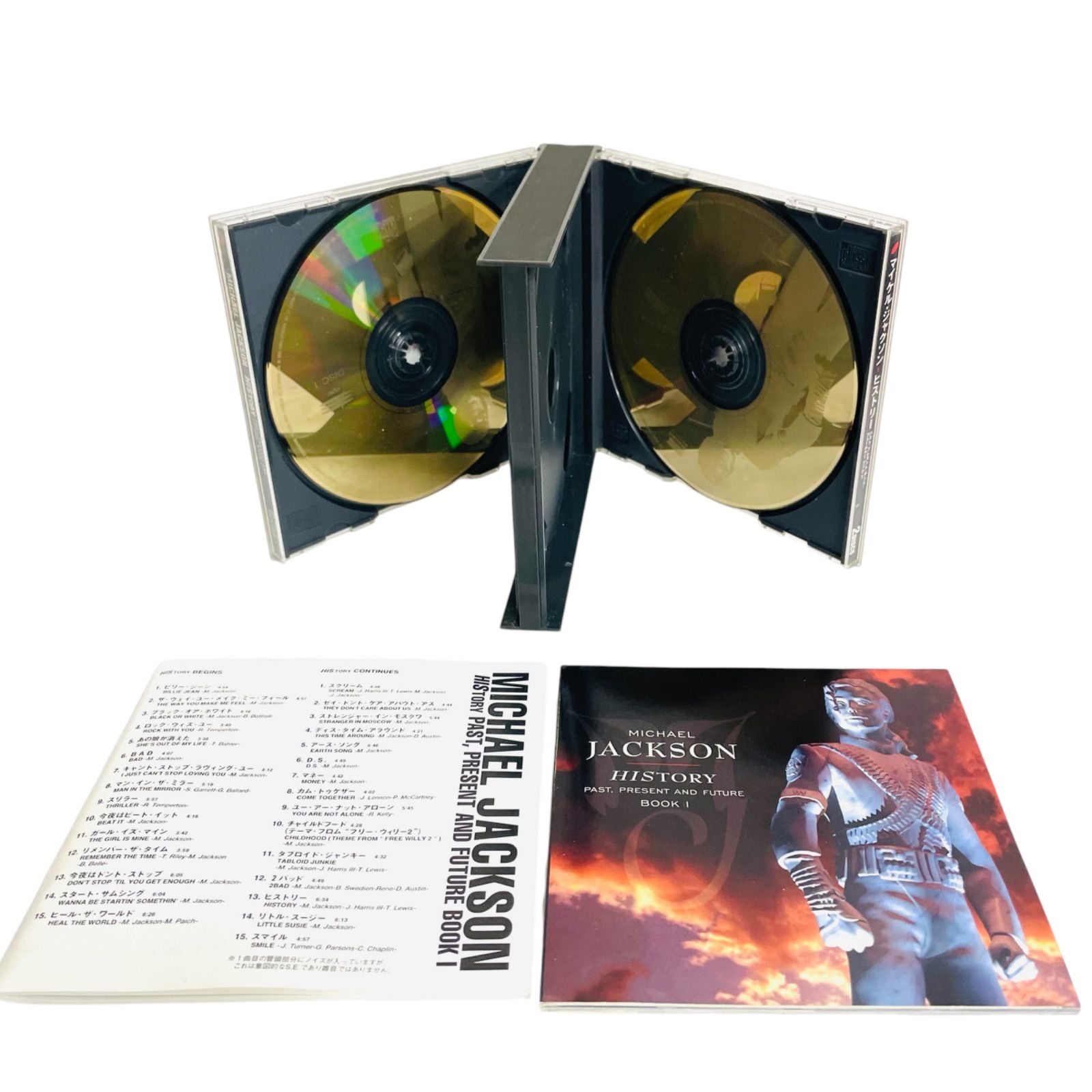 F05255 CD 2枚組 MICHAEL JACKSON HISTORY PAST.PRESENT AND FUTURE