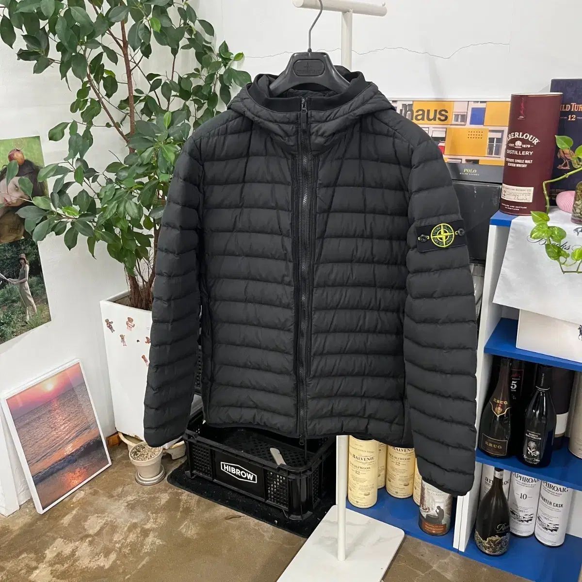 STONE ISLAND ナイロンテラ 軽量ダウン アウター XL