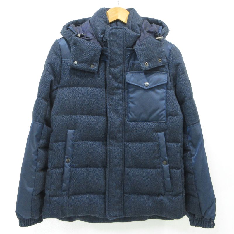【三重本店】 中古 MONCLER | モンクレール ダウンジャケット MERANO MTA19A4582 ネイビー サイズ：1 【108】