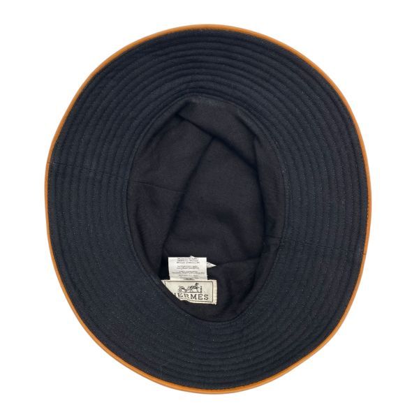 HERMES　エルメス　バケットハット　リネン　4127 ○ エルメス HERMES バケットハット ストローハット リネンハット 帽子