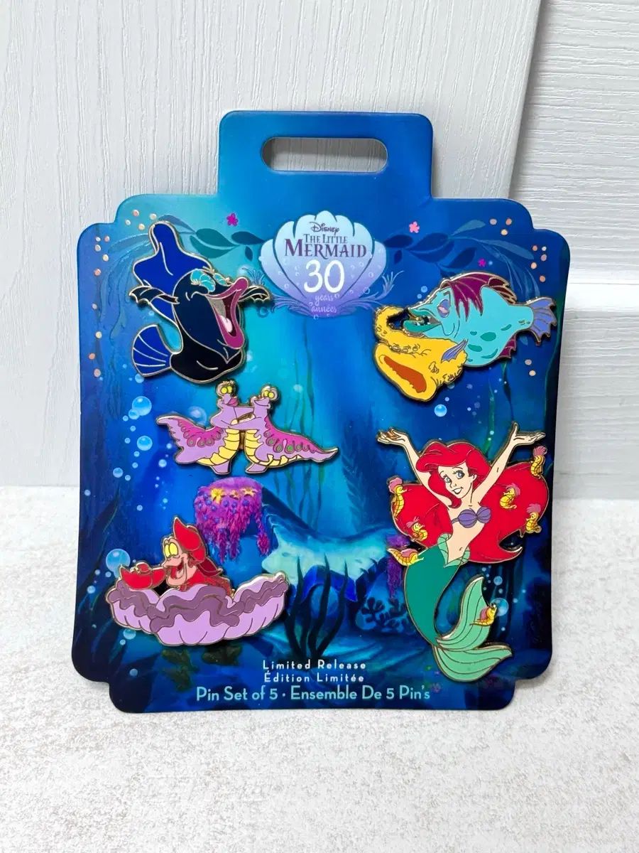 ディズニー アリエル 30周年 ピンバッジセット