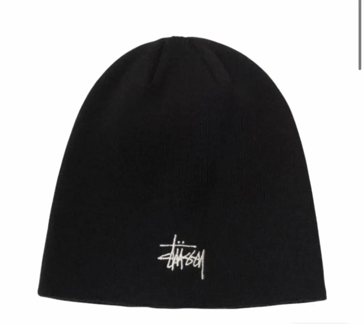 STUSSY ベーシック スカルキャップ ビーニー ブラック