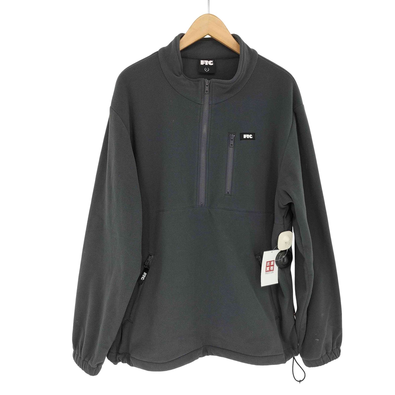 エフティーシー FTC 22AW POLARTEC WIND PRO FLEECE HALF ZIP PULLOVER メンズ L