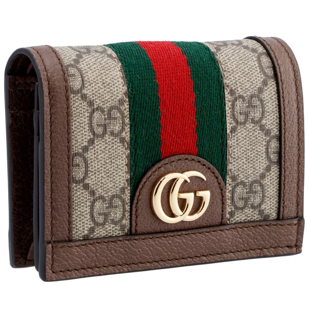 グッチ 折財布 【OPHIDIA：オフィディア】 523155 96IWG ブラウン系(8745) GUCCI 【お取り寄せ】