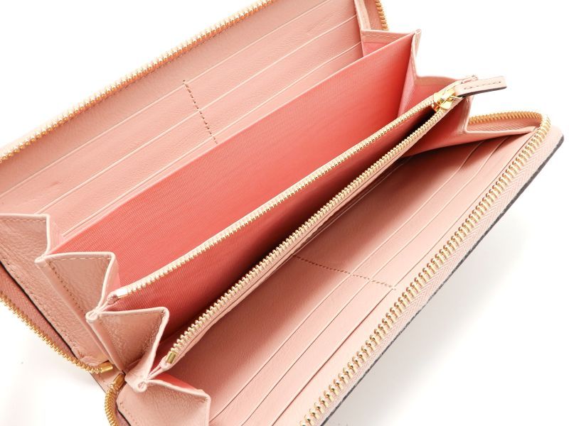 GUCCI グッチ ダブルG ストライプ ジップアラウンドウォレット PVC