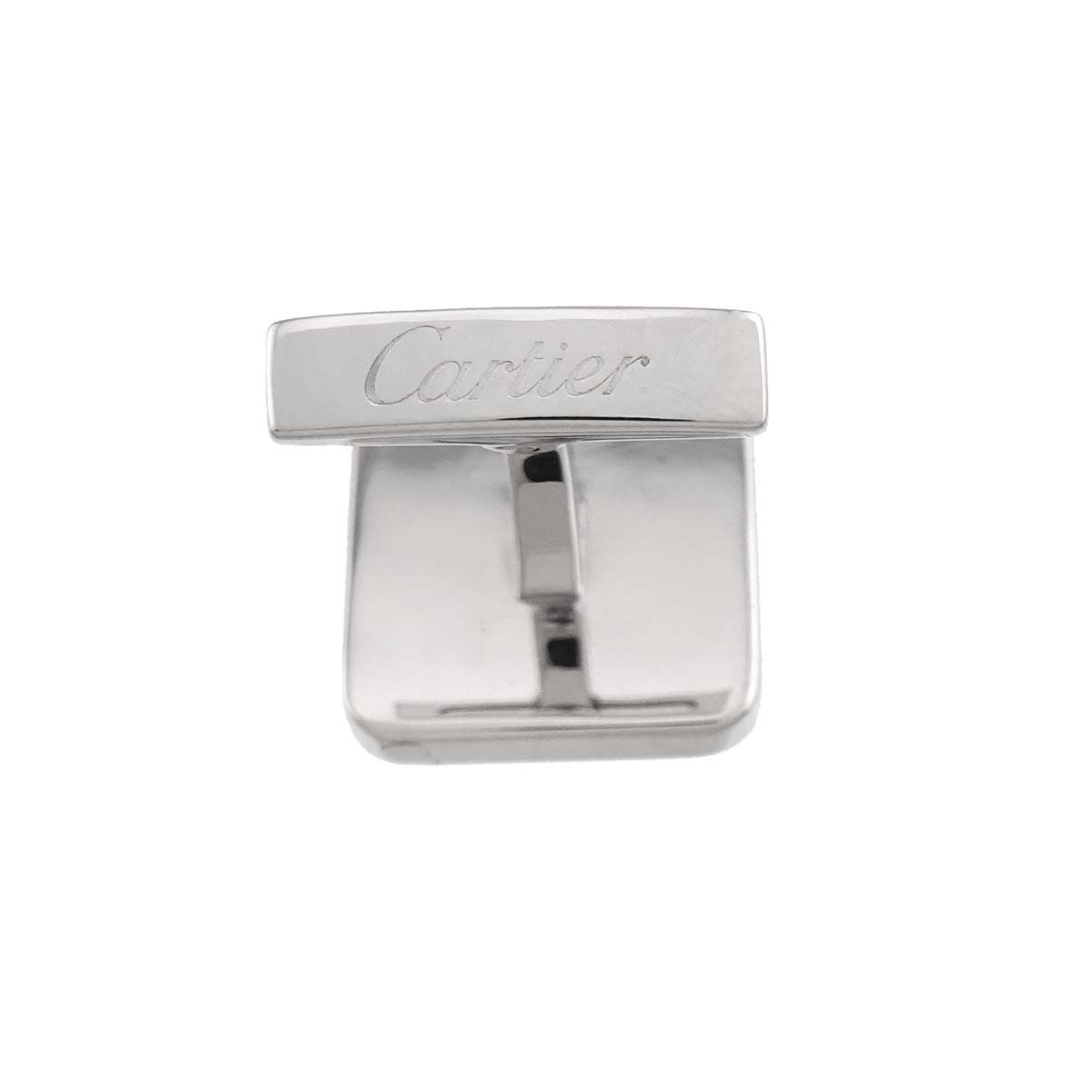 カルティエ Cartier サントス オニキス カフス SV シルバー Cufflinks