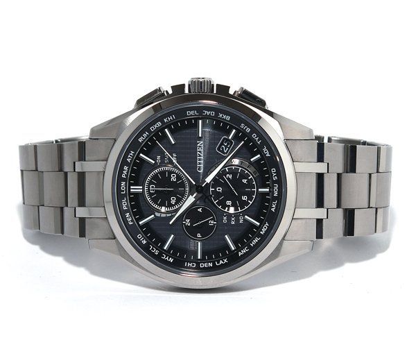 箱保付 美品 CITIZEN シチズン ATTESA アテッサ ダイレクトフライト AT8040-57E H804-T018696 エコ・ドライブ メンズ