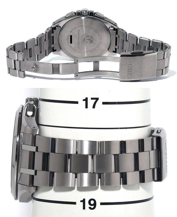 箱保付 美品 CITIZEN シチズン ATTESA アテッサ ダイレクトフライト AT8040-57E H804-T018696 エコ・ドライブ メンズ