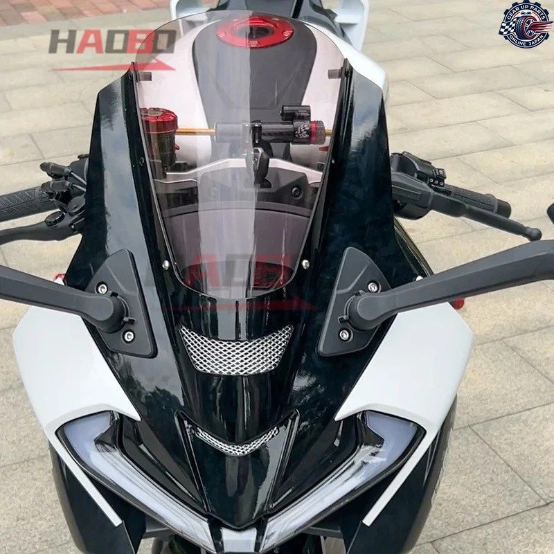 スポーツレーシングABSウインドスクリーンモーターサイクルストリートバイクダートバイクCFMOTO 675SS 675SR-Rフロントウインドシールド