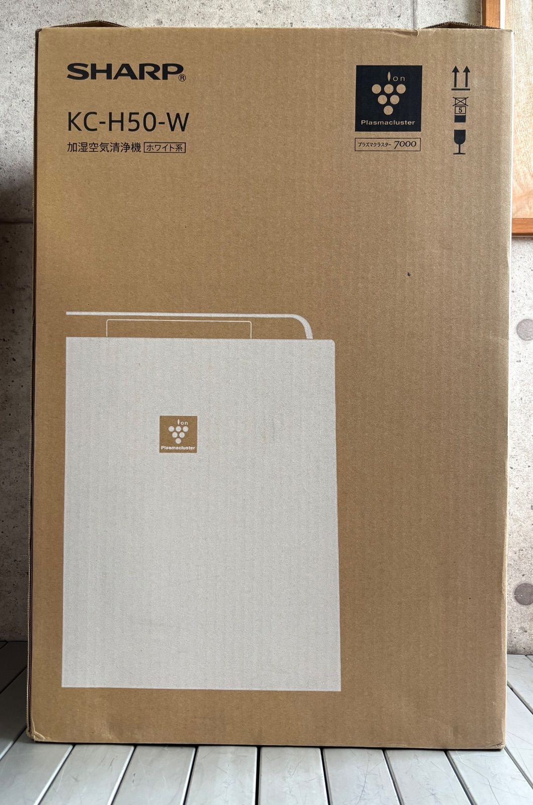 SHARP KC-H50-W 未使用品 シャープ加湿空気清浄機 プラズマクラスター 7000 空気清浄23畳 2018年購入 ホワイト 現状品 SHARP KC-H50-W 未使用品 シャープ加湿空気清浄機 プラズマクラスター 7000 空気清浄23畳 2018年購入 ホワイト 現状品