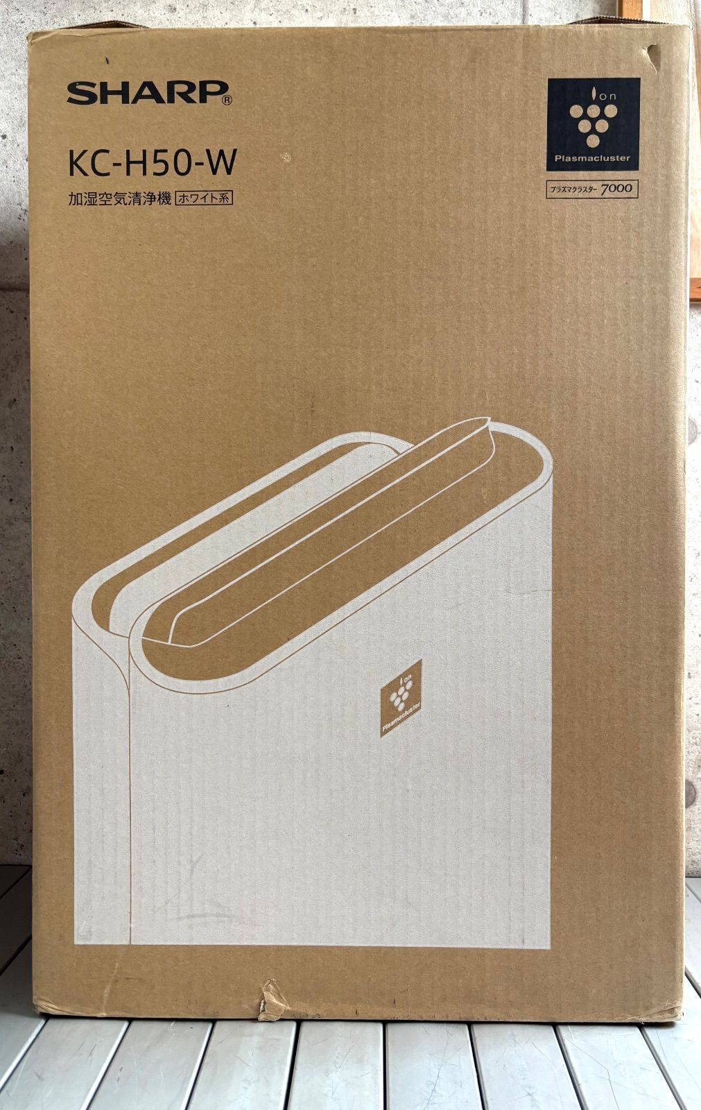SHARP KC-H50-W 未使用品 シャープ加湿空気清浄機 プラズマクラスター 7000 空気清浄23畳 2018年購入 ホワイト 現状品 SHARP KC-H50-W 未使用品 シャープ加湿空気清浄機 プラズマクラスター 7000 空気清浄23畳 2018年購入 ホワイト 現状品
