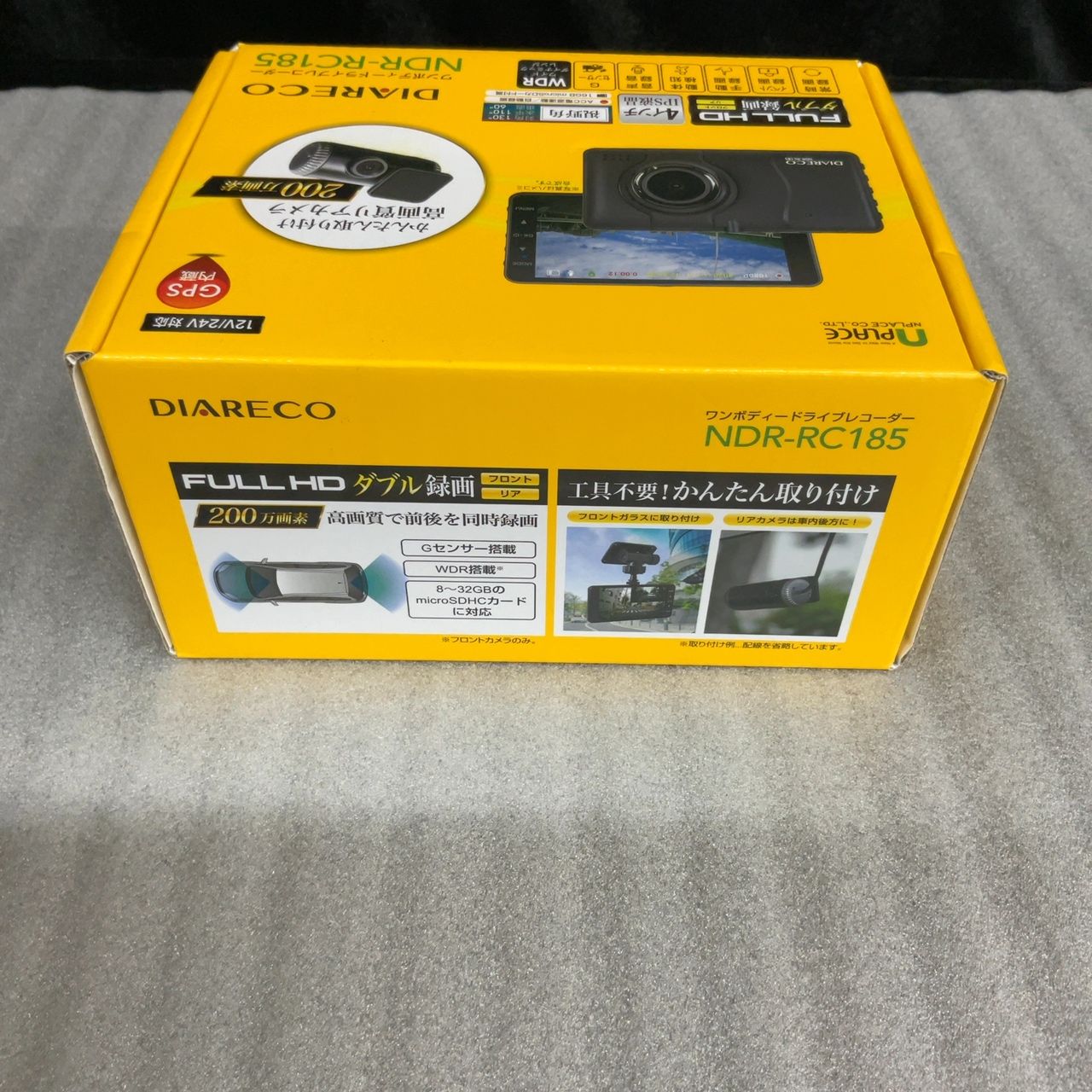 nplace ワンボディー ドライブレコーダー NDR-RC185 【開封済み・未使用品】 nplace ワンボディー ドライブレコーダー NDR-RC185 【開封済み・未使用品】