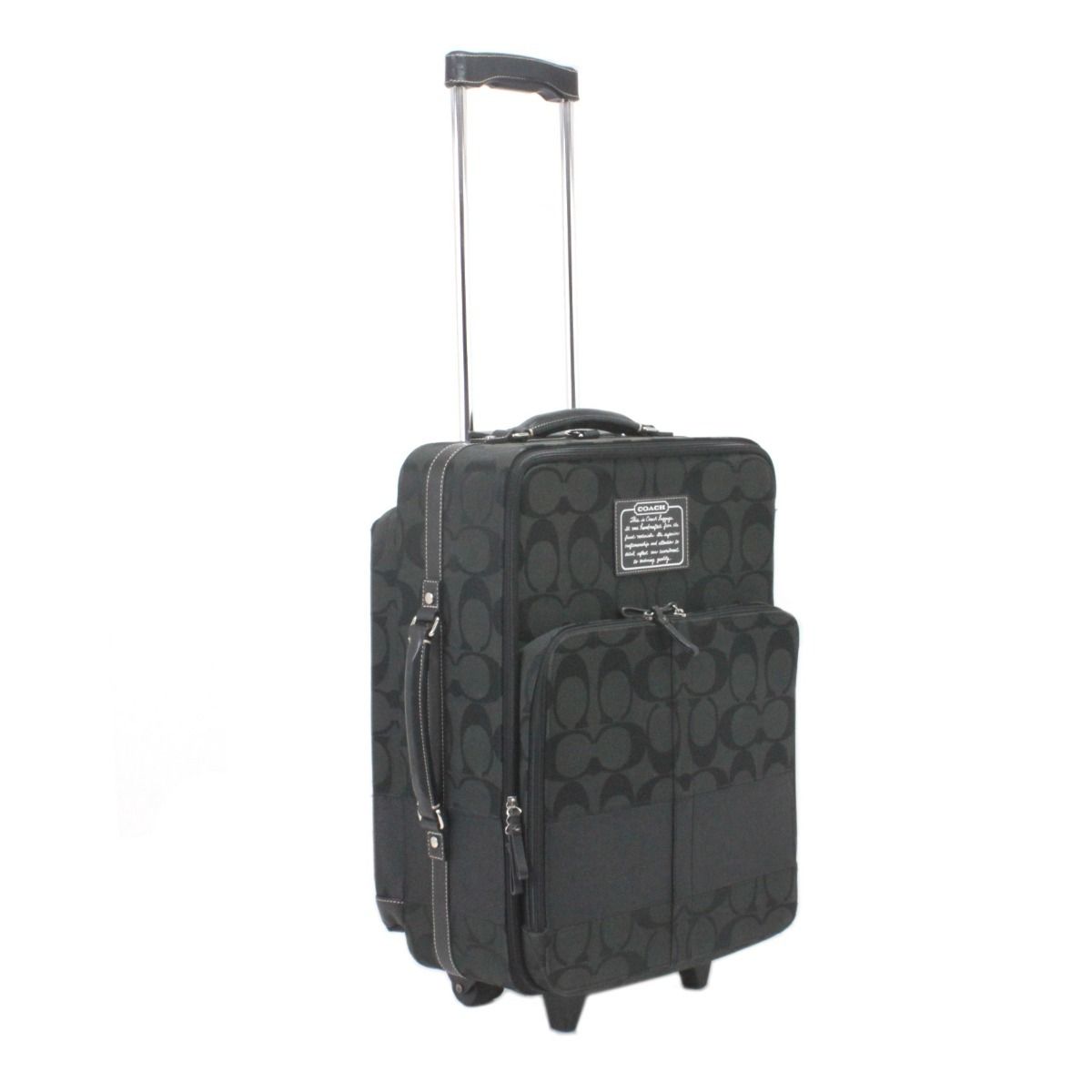 COACH コーチ スーツケース キャリーバッグ F77180 ブラック