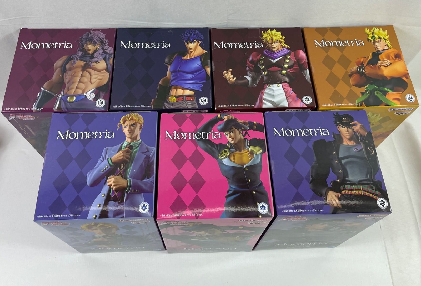 A3323・ジョジョの奇妙な冒険 未開封品 mometria 7種 コンプ