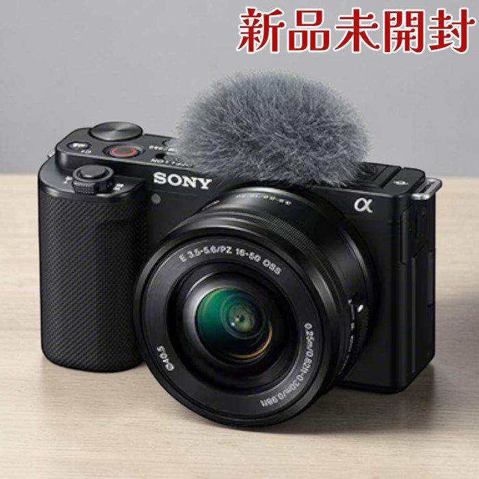 SONY VLOGCAM ZV-E10L B APS-C ミラーレス一眼カメラ パワーズームレンズキット ブラック