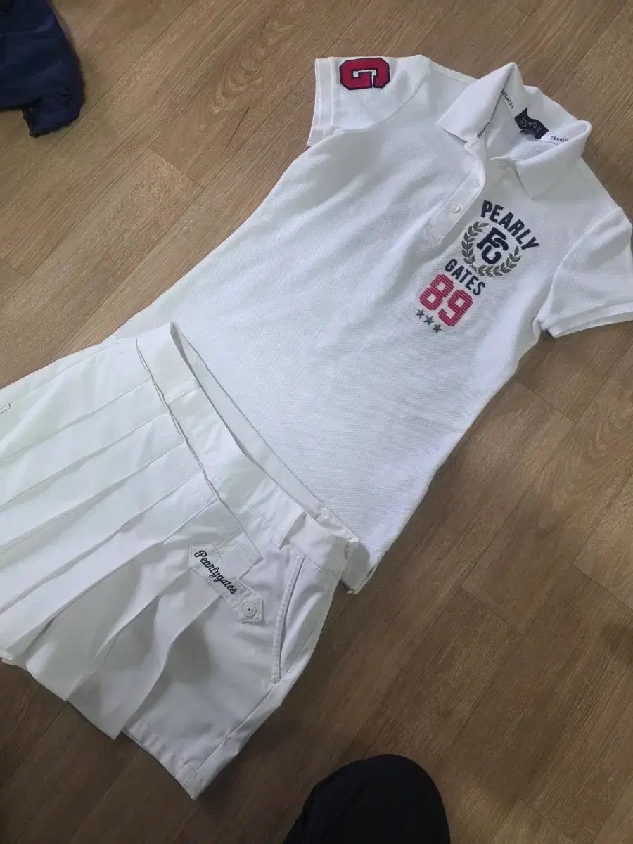 フェアリーゲイツ 白 ポロ Tシャツ スカート セット