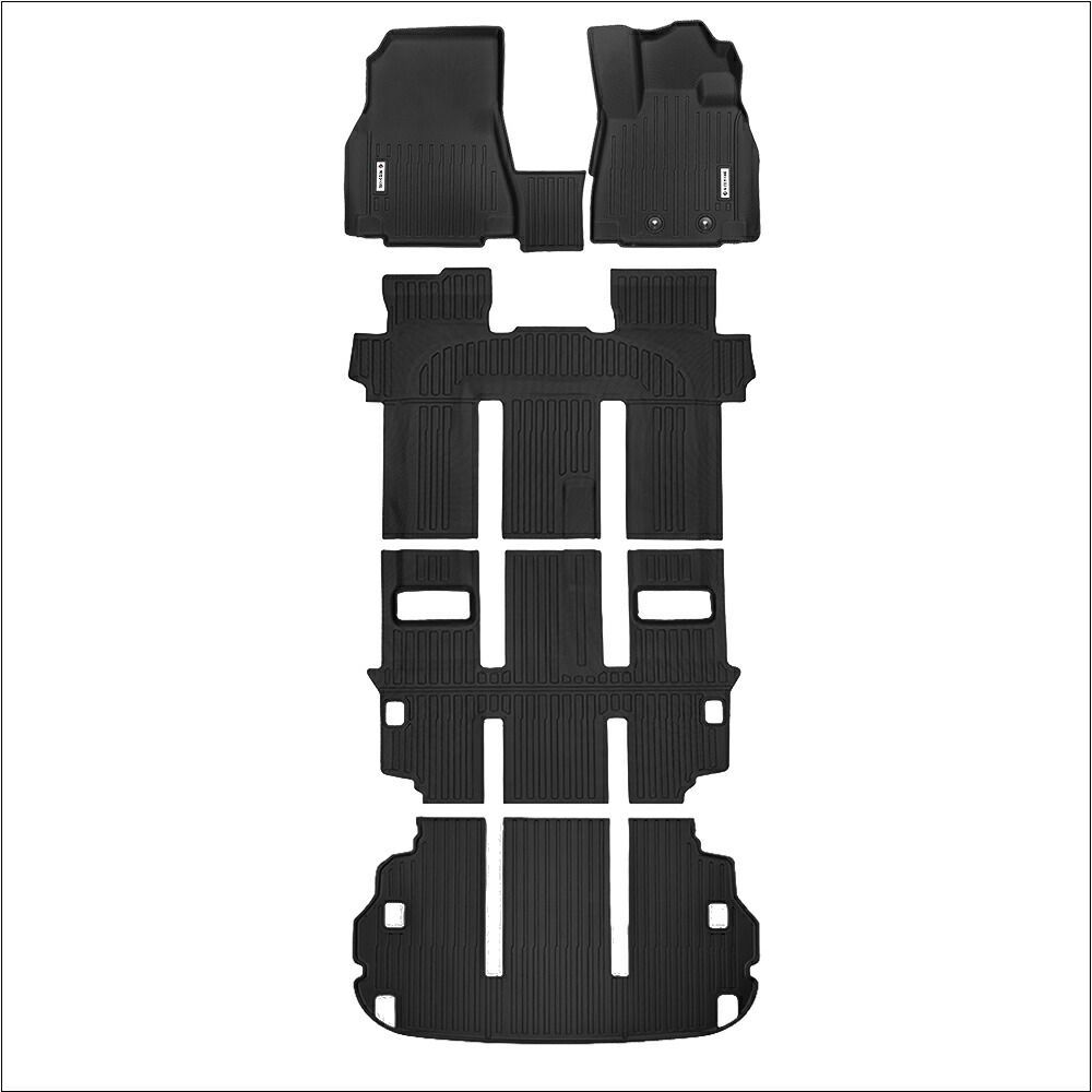 SHINOBI 三菱 デリカ D:5 7人乗り車 2012年6月～ 車種別専用立体マット 1台分セット