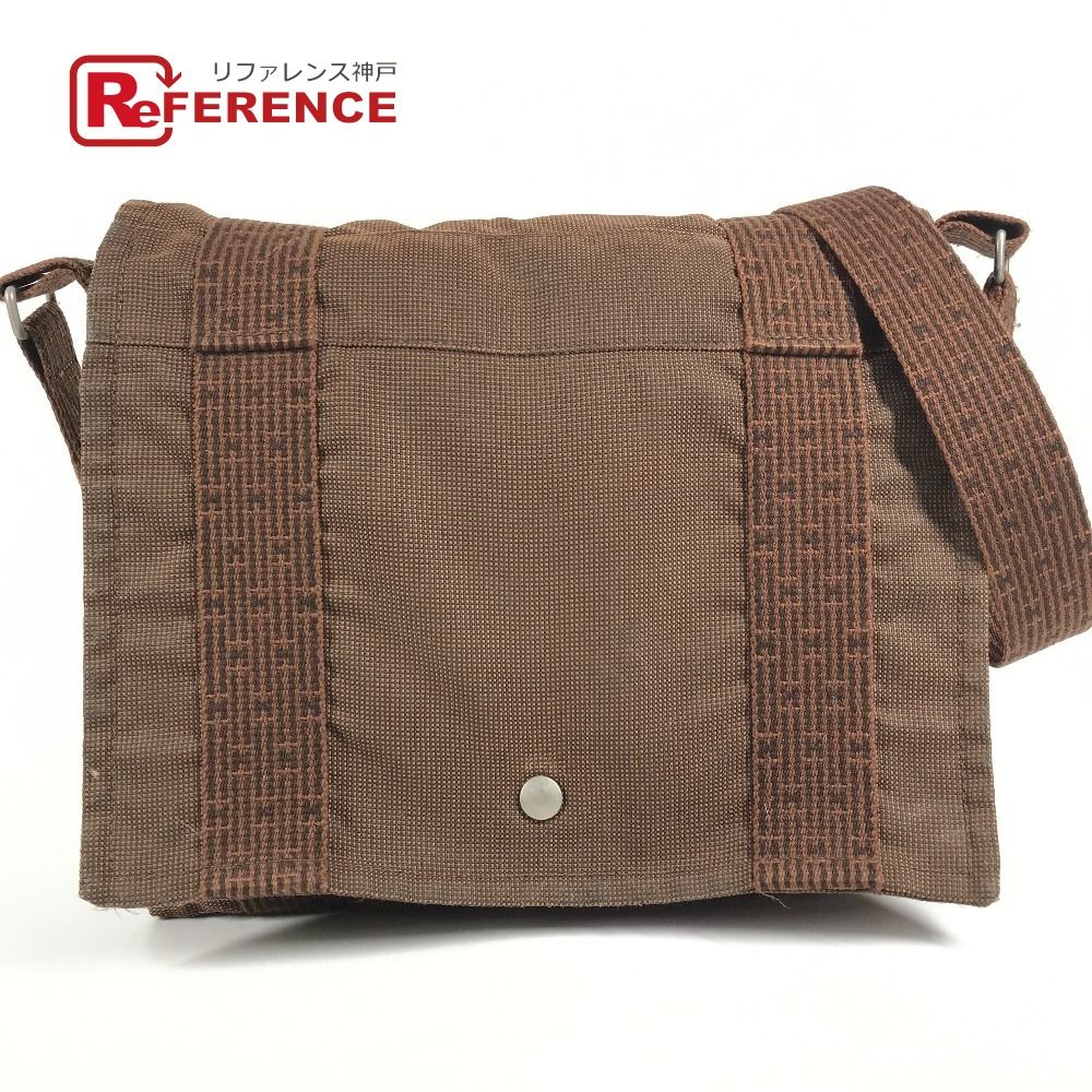 HERMES エルメス ショルダーバッグ バサスPM バサス PM キャンバス ブラウン